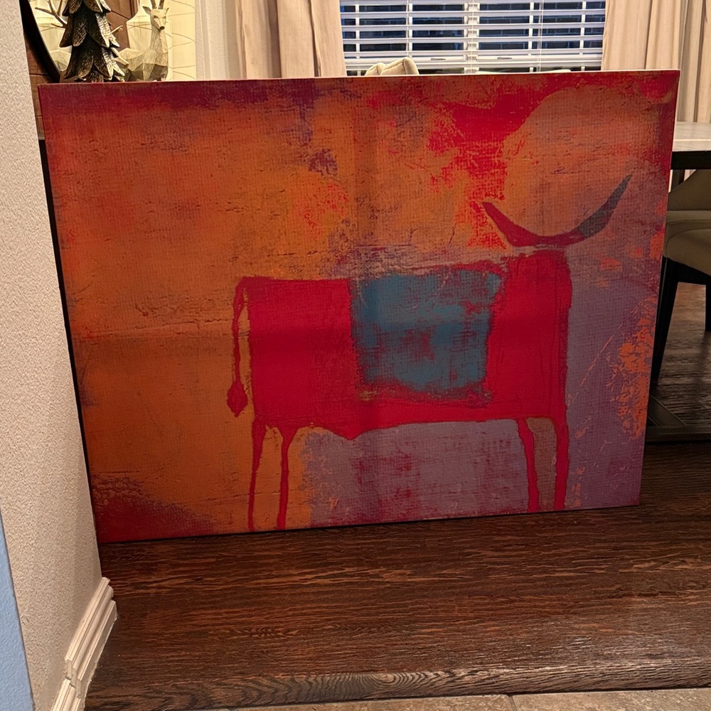 Art| Toro Rojo ( 36x48 )